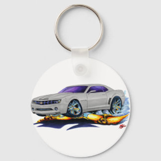2010 Camaro Silver Car Key Ring