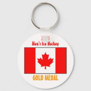 2010 Canada Men's Ice Hockey - Gold Medal Key Ring