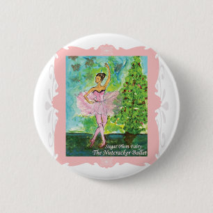 2010  Edition Sugarplum Fairy 6 Cm Round Badge