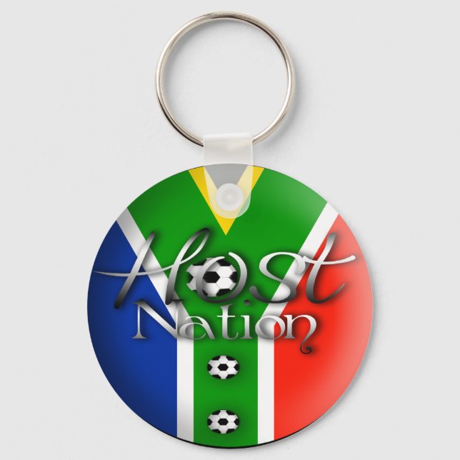 2010 Football host nation gifts & souvenirs Key Ring (Front)