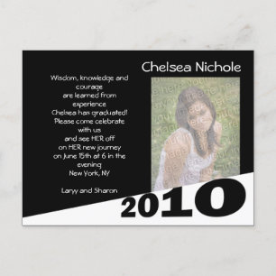 2010 Graduation Annoucment Invitation Postcard