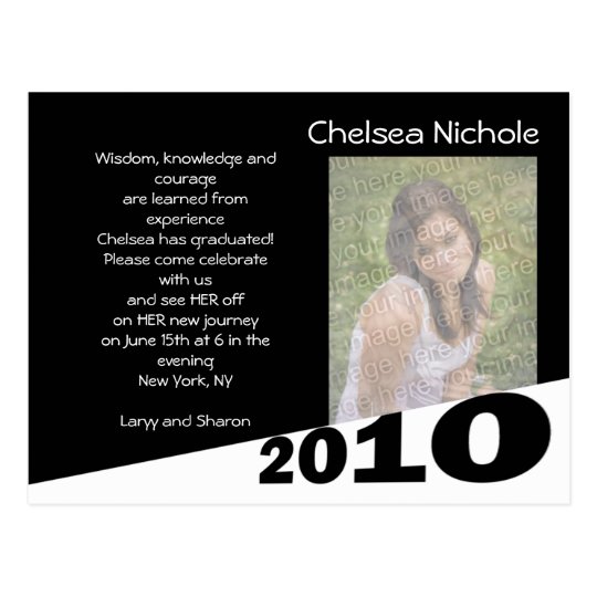 2010 Graduation Annoucment Postcard
