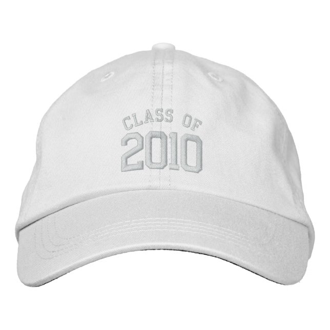 2010 graduation cap in orange (Front)