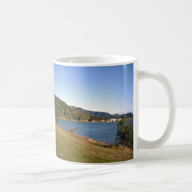 2010 July 20 Tairua Base of Mt Paku looking west Coffee Mug (Right)