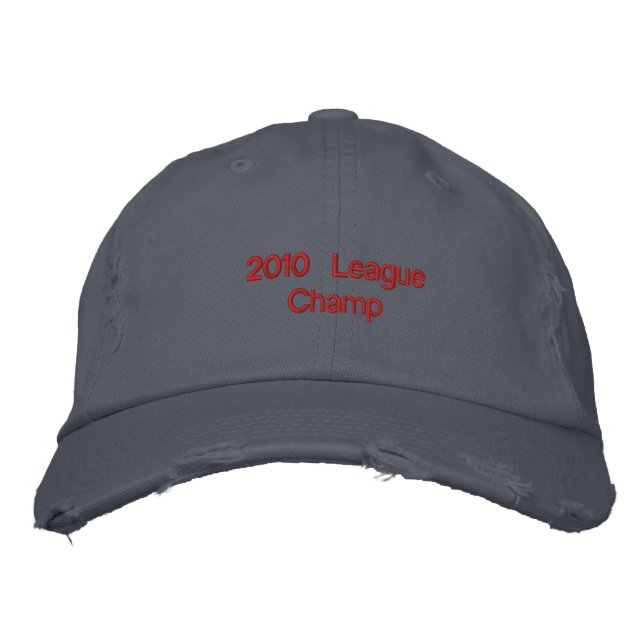 2010 League Champ Embroidered Hat (Front)