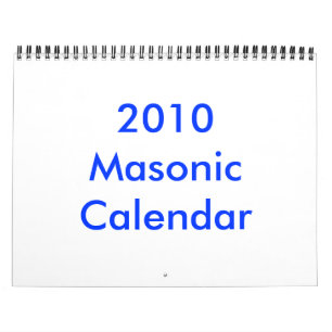 2010 Masonic Calendar
