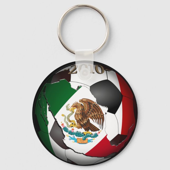 2010 Mexico Soccer Ball Key Ring (Front)
