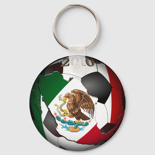 2010 Mexico Soccer Ball Key Ring (Front)