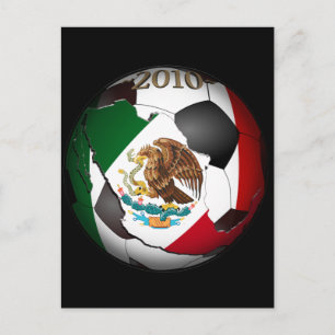 2010 Mexico Soccer Ball Postcard