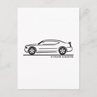 2010 New Dodge Charger Postcard