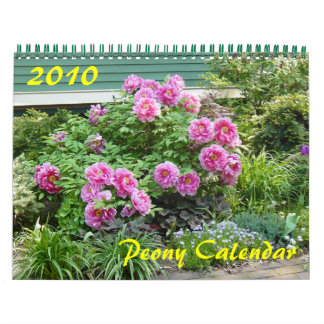 2010 Peony Calendar