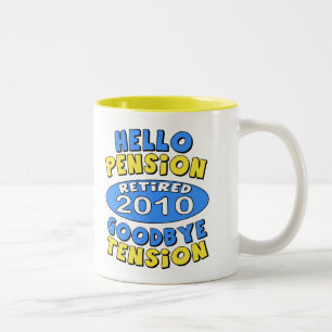 2010 Retirement Two-Tone Coffee Mug