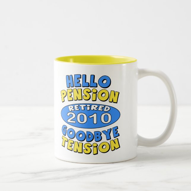 2010 Retirement Two-Tone Coffee Mug (Right)