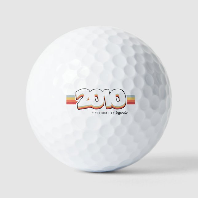 2010 The birth of legends Golf Balls (Front)
