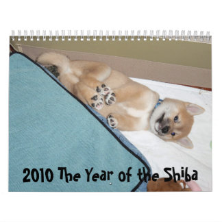 2010 The Year of the Shiba Calendar