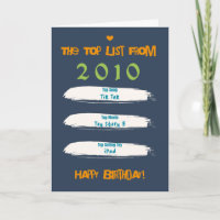 2010 Top List Birthday