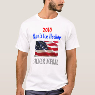 2010 USA Men's Ice Hockey - Silver Medal T-Shirt