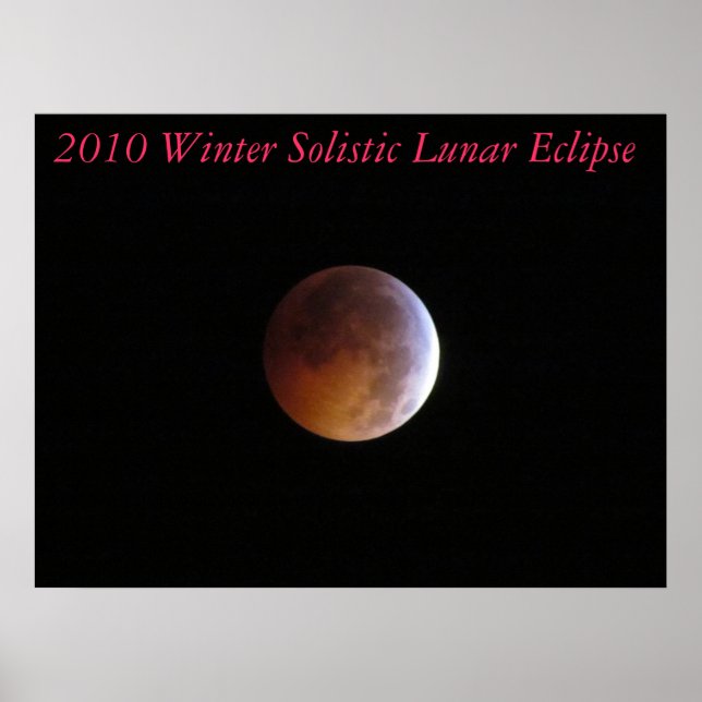 2010 Winter Solistic Lunar eclipse Canvas Print (Front)