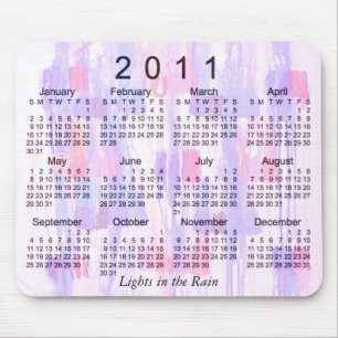2011 Abstract Calendar Mouse Mat