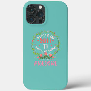 2011 Birthday 11th Years Old Girl Double Digit  Case-Mate iPhone Case