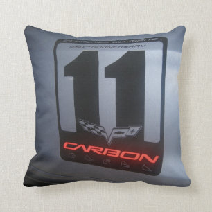 2011 Blue Chevrolet Corvette Carbon Edition Z06 Cushion