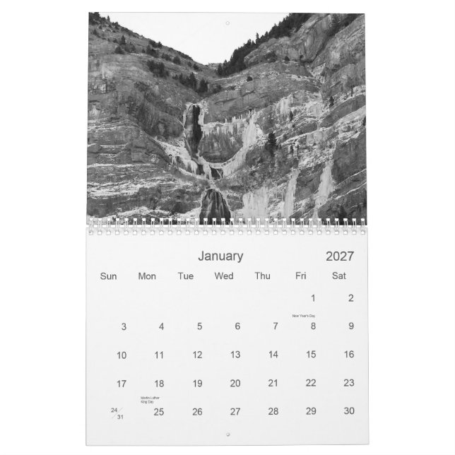2011 Calendar Black & White Photography (Jan 2027)