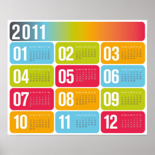 2011 Calendar poster