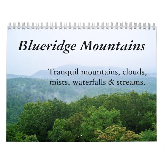 Blue Mountain Calendars & Planners Zazzle UK