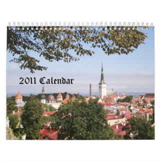 2011 Calendar ~ Vintage Estonia