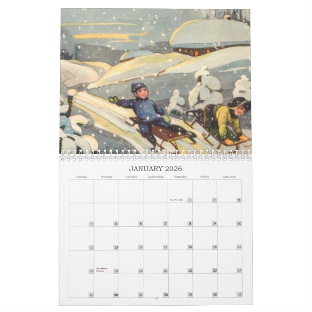 2011 Calendar ~ Vintage Estonia (Jan 2026)