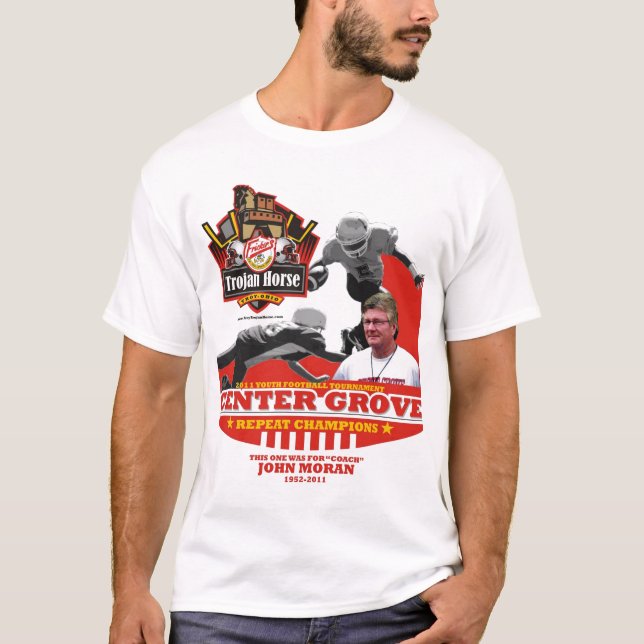 2011 - Centre Grove Trojan Horse John Moran Design T-Shirt (Front)
