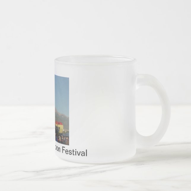 2011 Colorado Balloon Festival Frosted Glass Coffee Mug (Right)