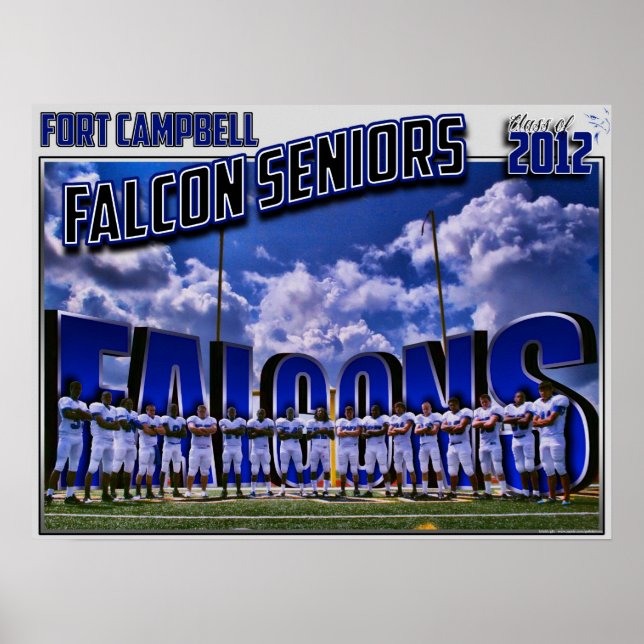2011 Falcon Seniors - Class of 2012 Poster (Front)
