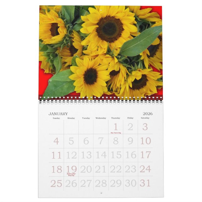 2011 Flowers Calendar, Calendar (Jan 2026)