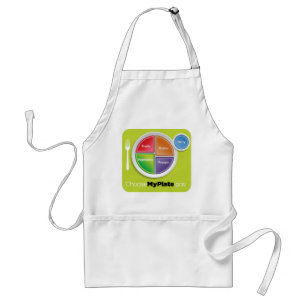 2011 Food Pyramid Choose My Plate shirt apron