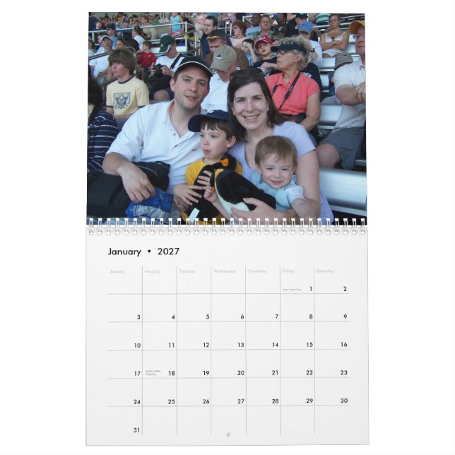 2011 Gallagher Calendar-Wheaton Calendar (Jan 2027)