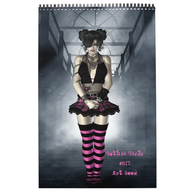 2011 Gothic Girls Art Book Calendar (Cover)