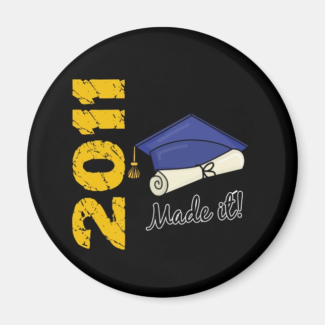 2011 Graduation Cap Magnet (Front)