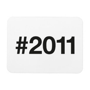 2011 Hashtag 14 Birthday Anniversary Magnet