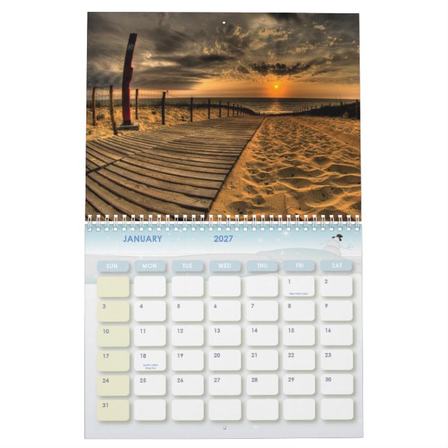 2011 HD Nature Wallpaper Calendar (Jan 2027)
