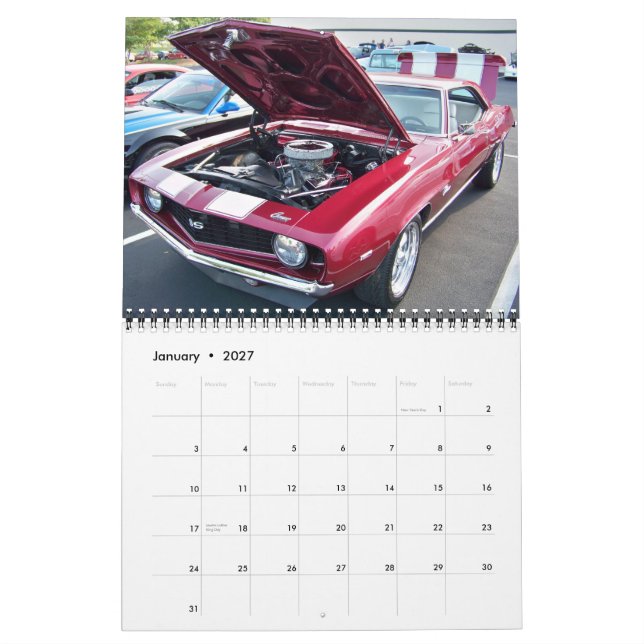 2011 Heavy Chevy Muscle Calendar (Jan 2027)