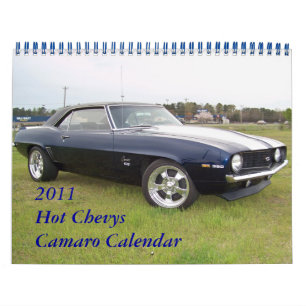 2011 Hot  Chevys Camaro Calendar
