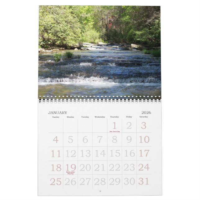 2011 Landscapes Calendar (Jan 2026)