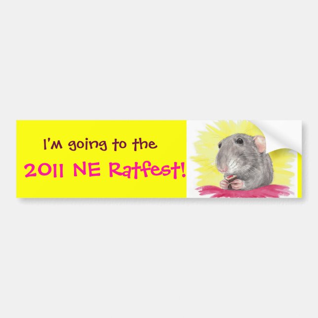 2011 NE RatFest Bumper Sticker (Front)