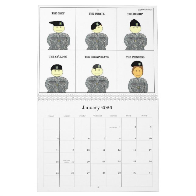 2011 Power Point Ranger Calendar (Jan 2026)