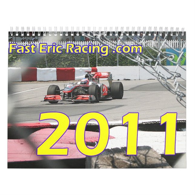 2011 Racing Calender Calendar (Cover)