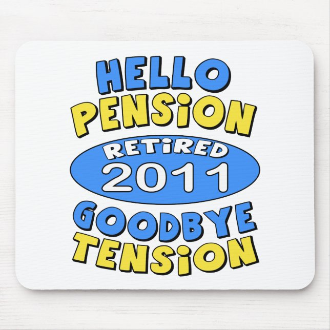 2011 Retirement Mouse Mat (Front)