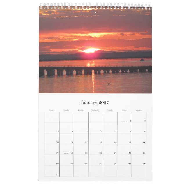 2011 Sunrise Calendar (Jan 2027)