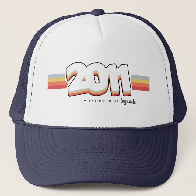 2011 The birth of legends Trucker Hat (Front)