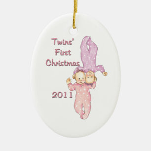 2011 Twins FIrst Christmas Ornament